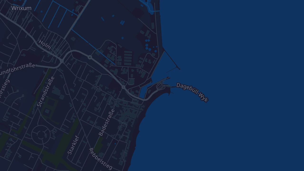 Karte von Wyk auf Föhr