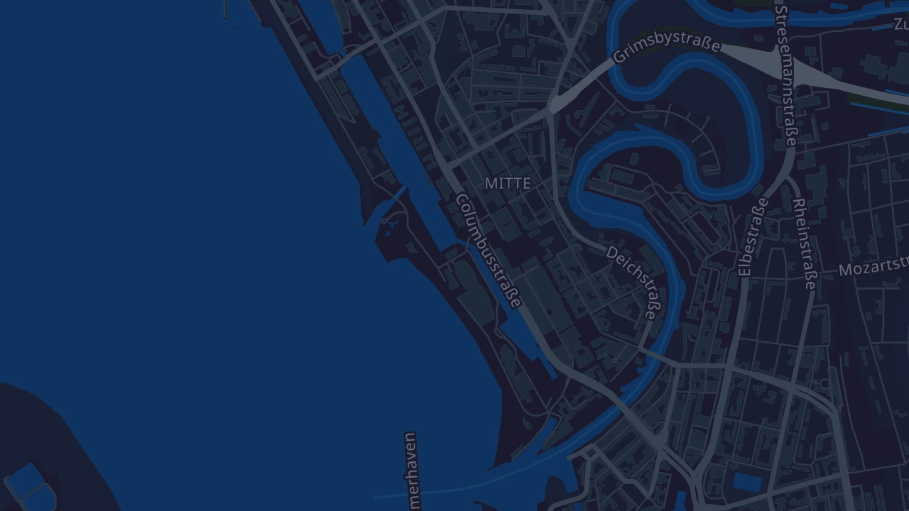 Karte von Bremerhaven