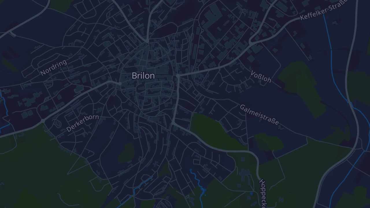 Karte von Brilon
