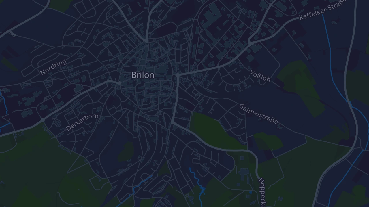 Karte von Brilon