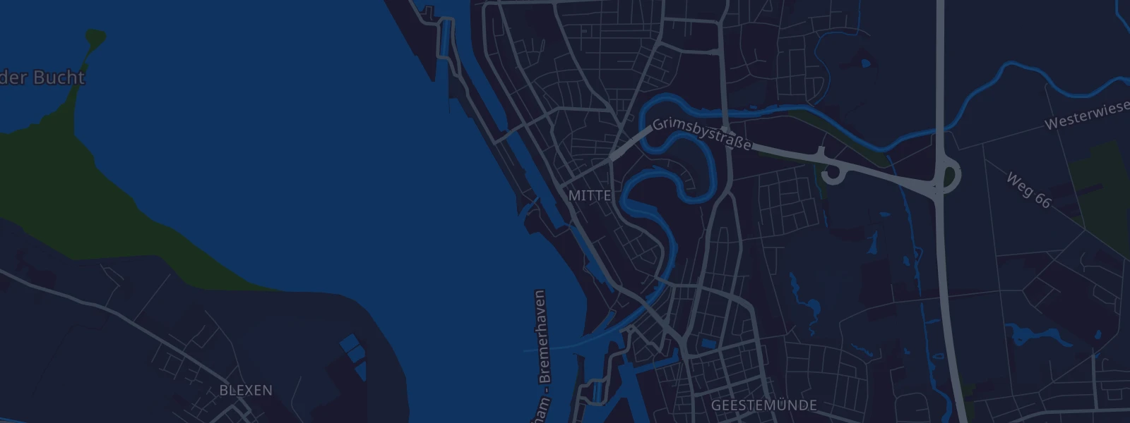 Karte von Bremerhaven