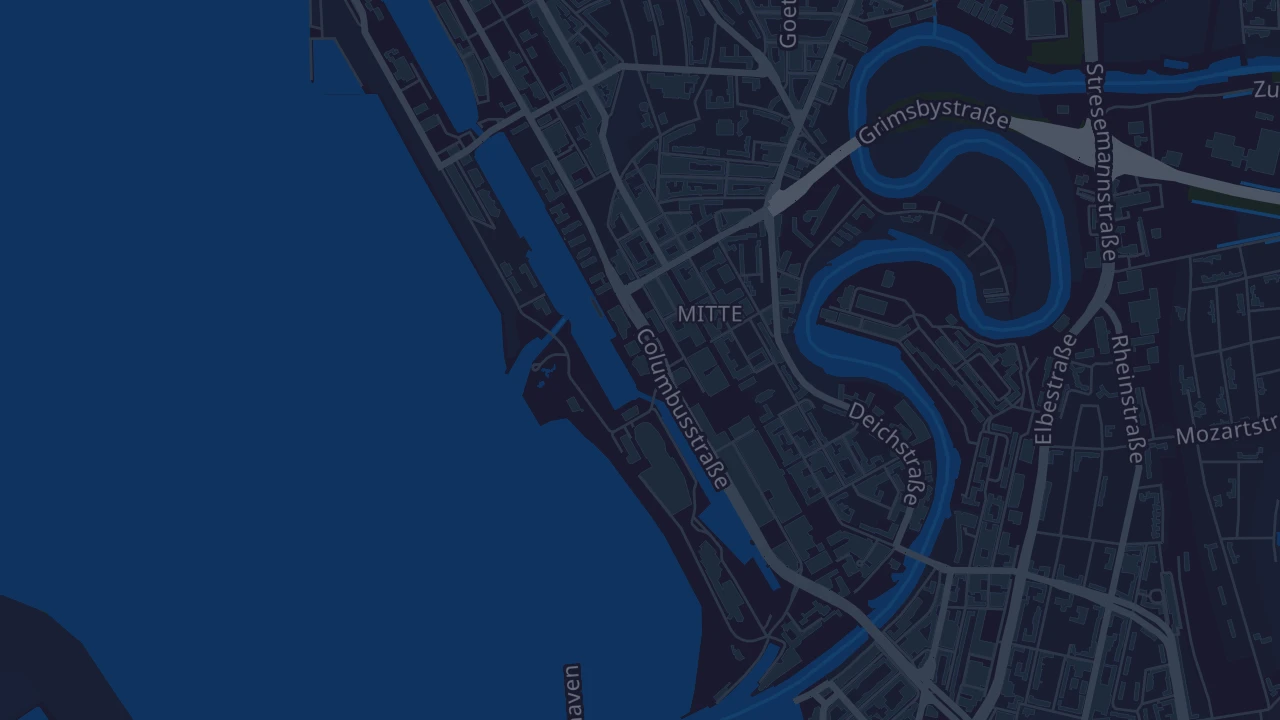 Karte von Bremerhaven