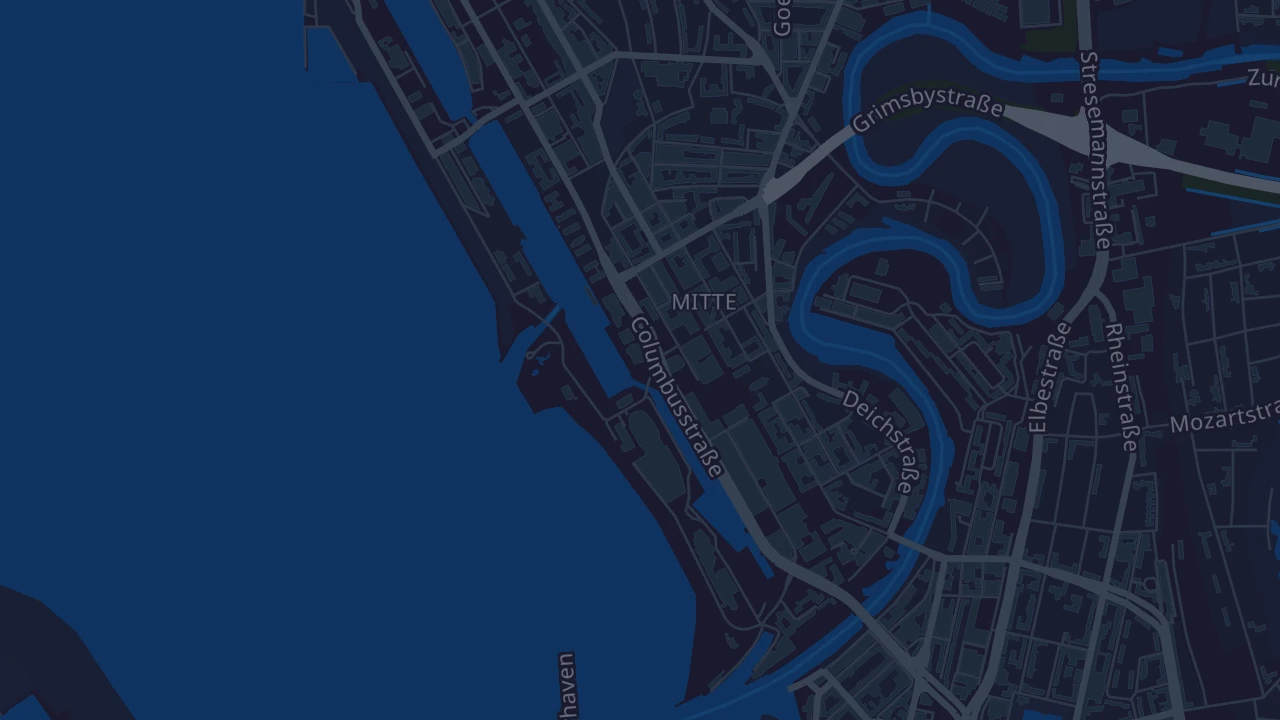 Karte von Bremerhaven