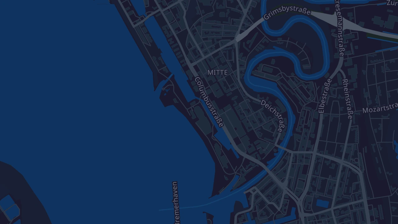 Karte von Bremerhaven