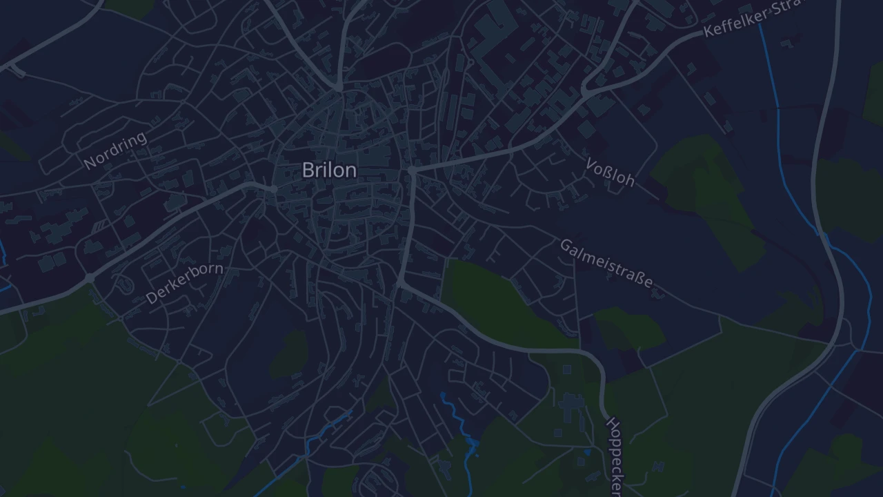 Karte von Brilon