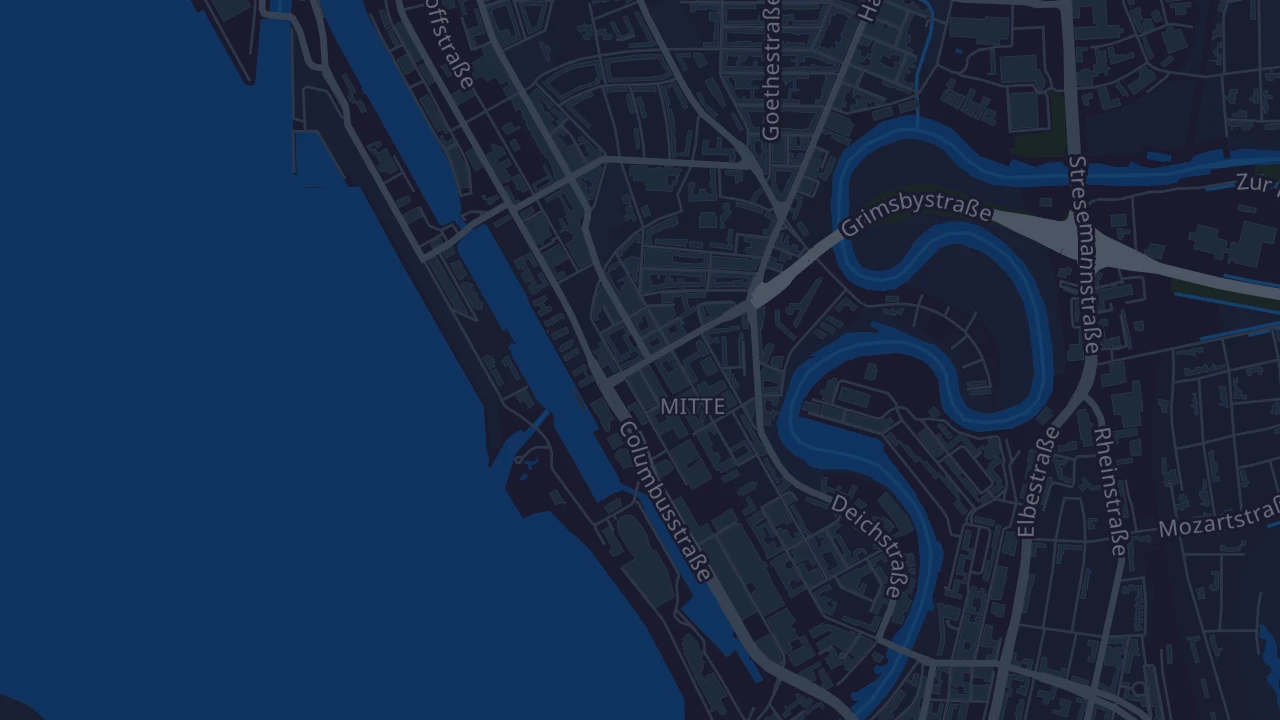 Karte von Bremerhaven