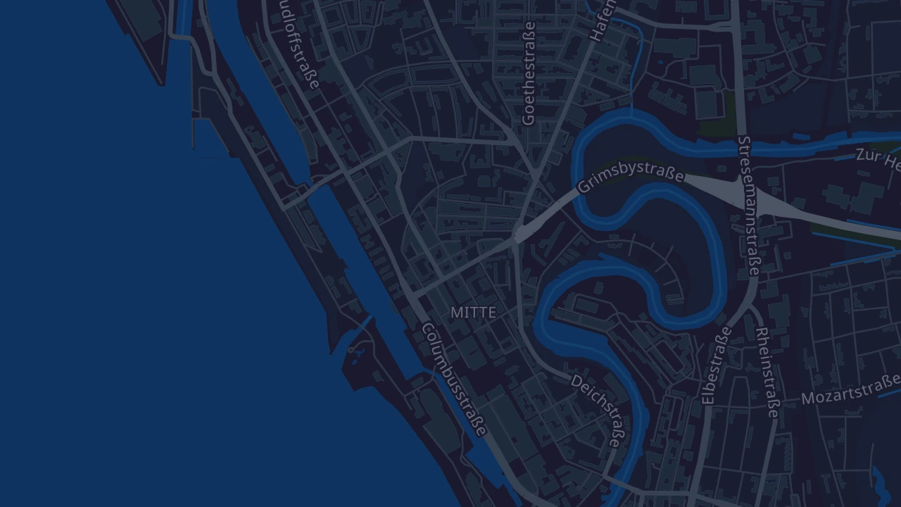 Karte von Bremerhaven