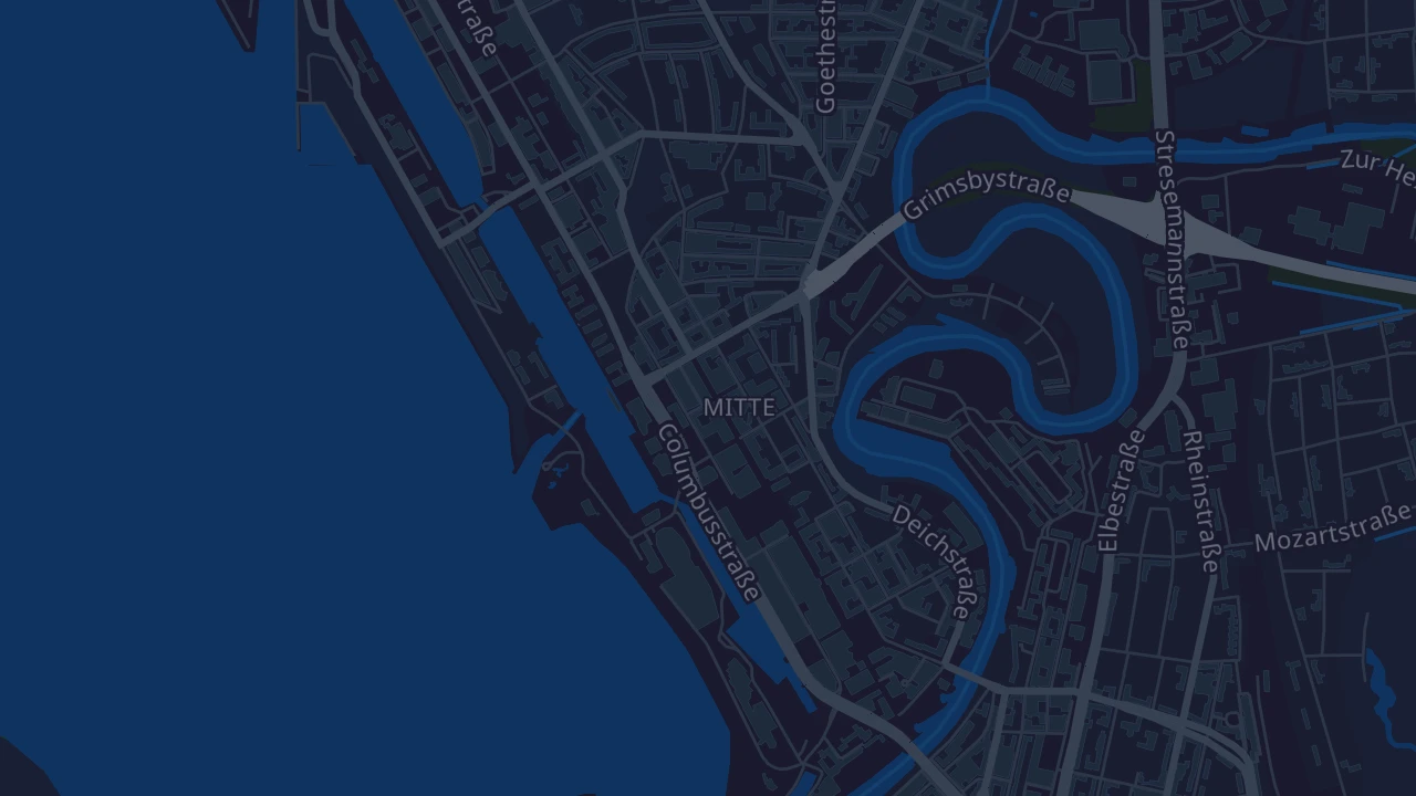 Karte von Bremerhaven