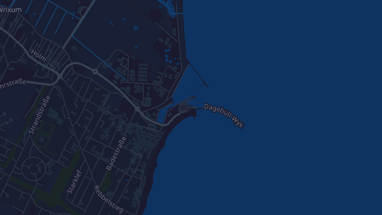 Karte von Wyk auf Föhr