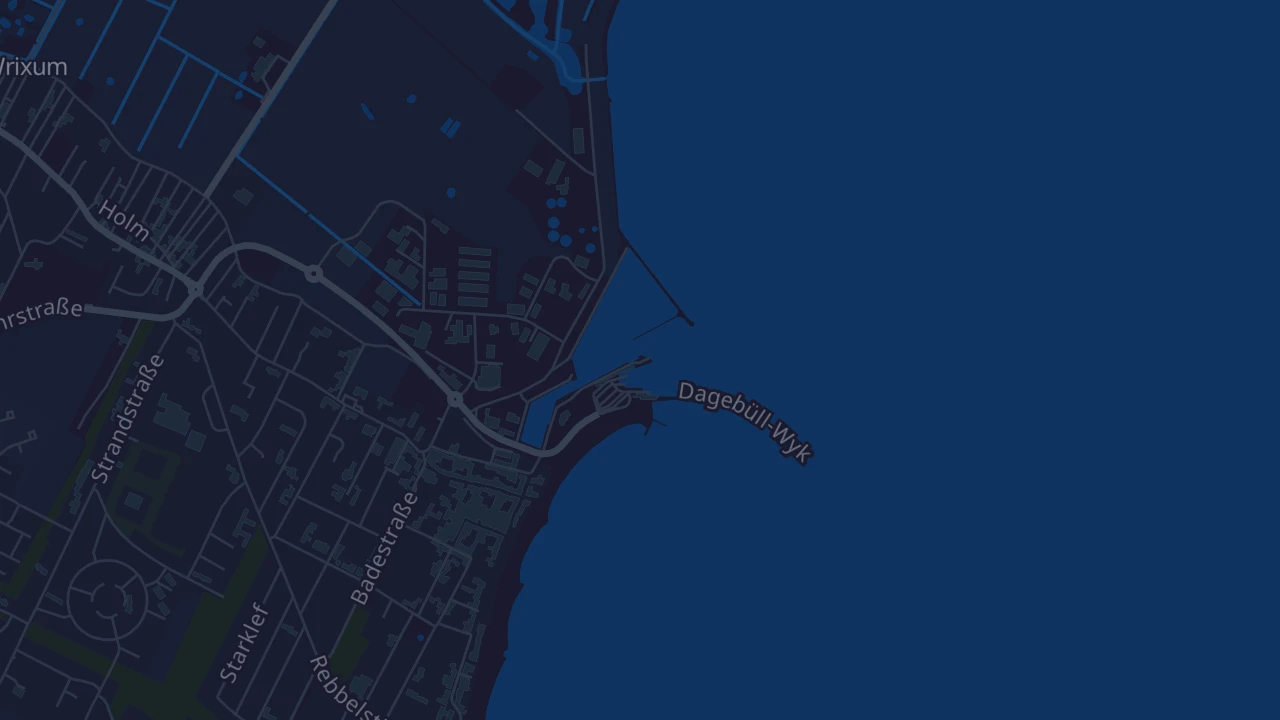 Karte von Wyk auf Föhr