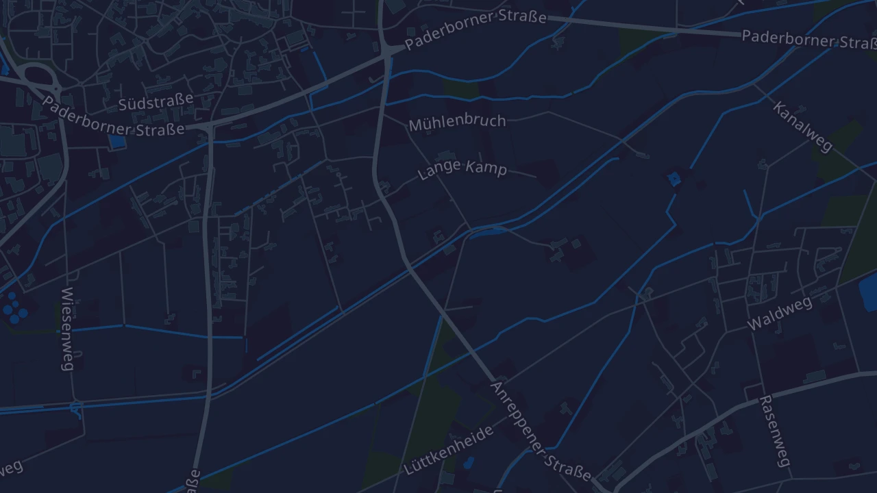 Karte von Delbrück