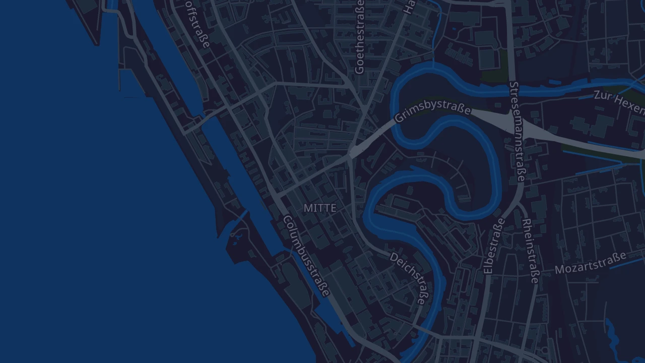 Karte von Bremerhaven