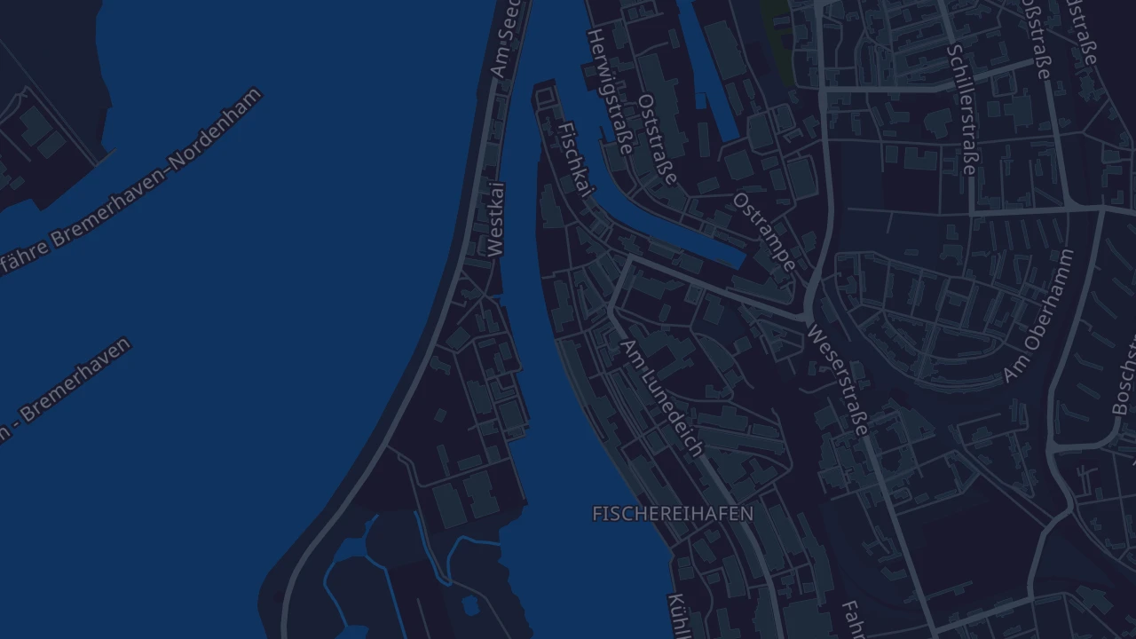 Karte von Bremerhaven