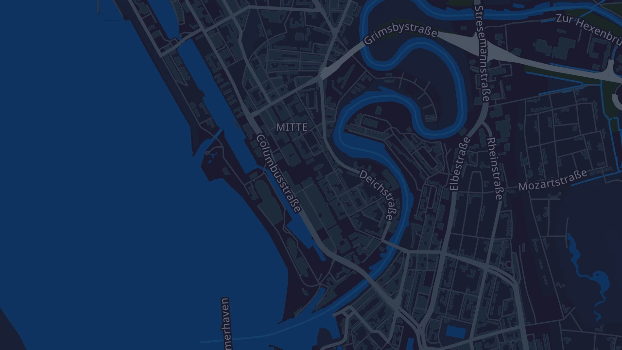 Karte von Bremerhaven