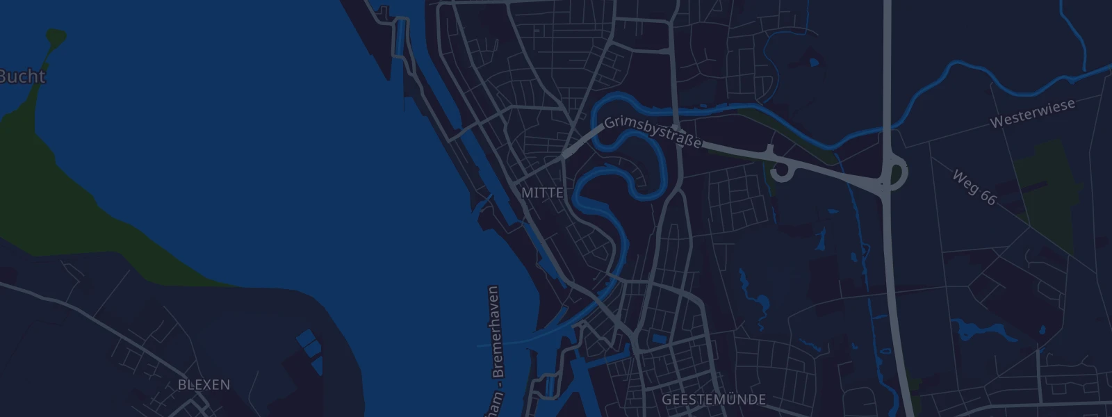 Karte von Bremerhaven