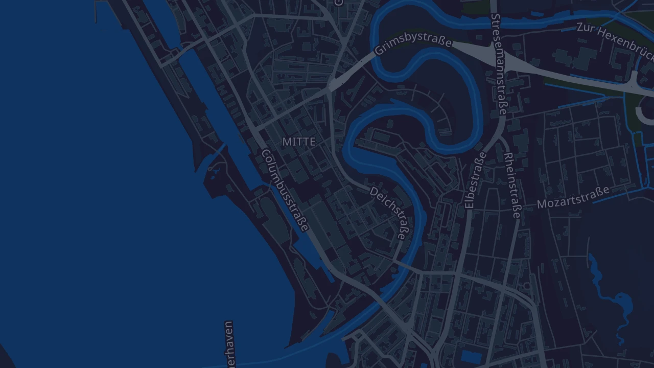 Karte von Bremerhaven