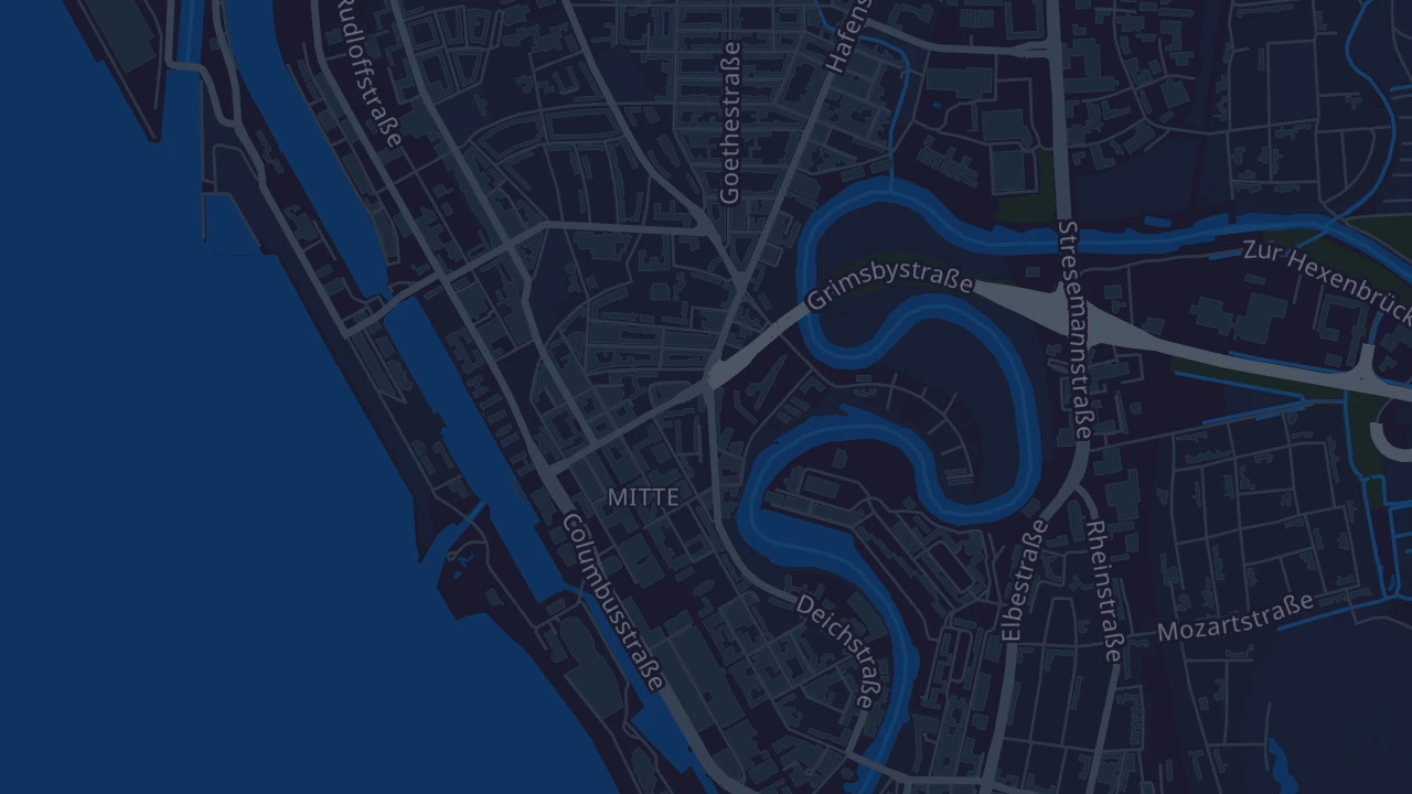 Karte von Bremerhaven