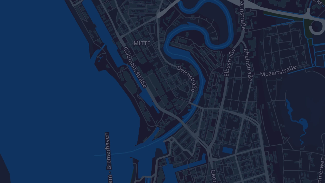 Karte von Bremerhaven