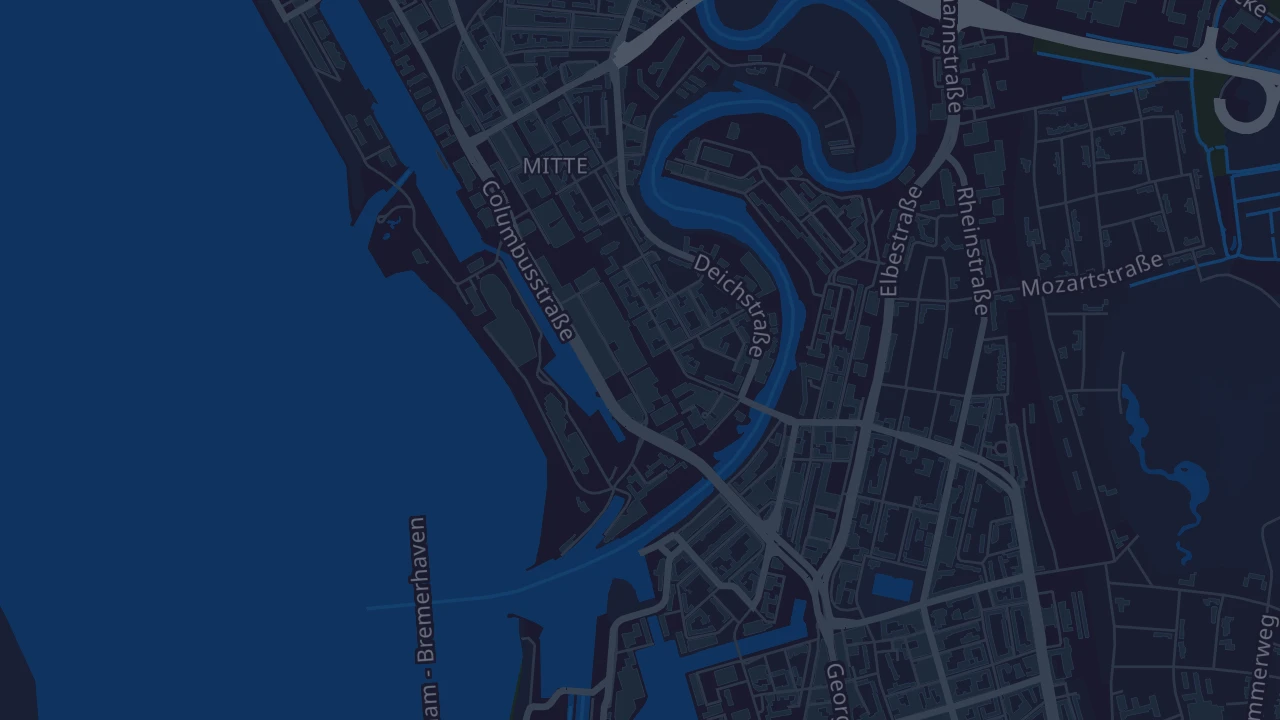 Karte von Bremerhaven