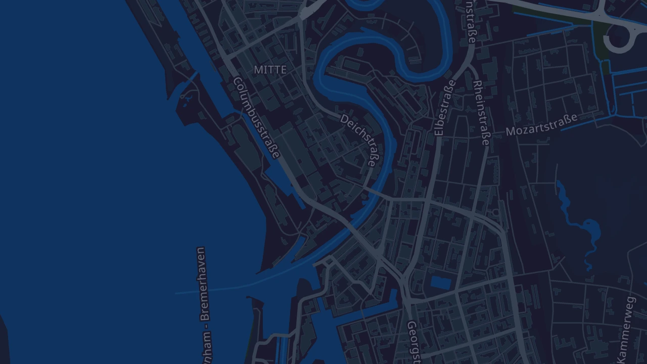 Karte von Bremerhaven