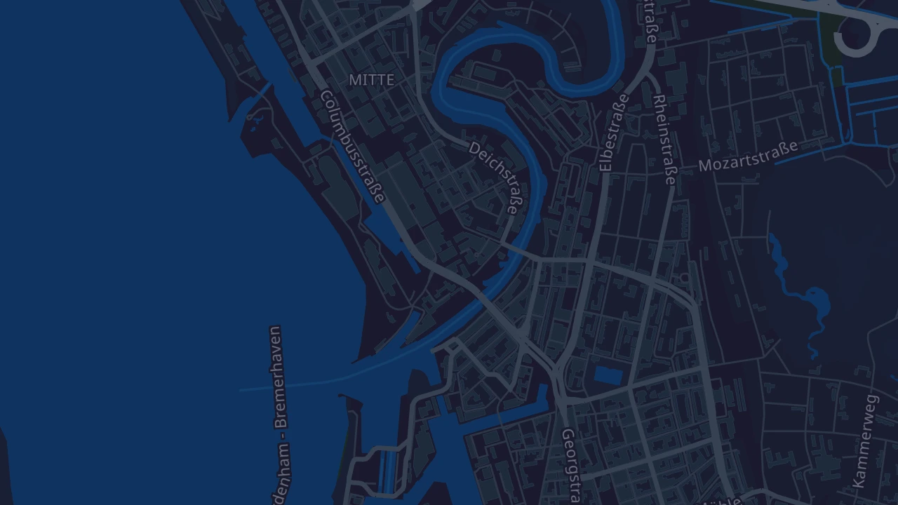 Karte von Bremerhaven