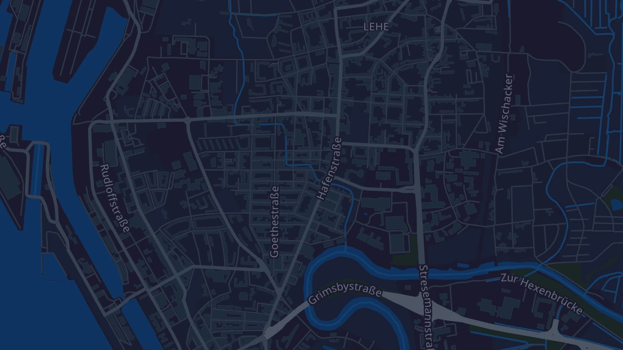 Karte von Bremerhaven