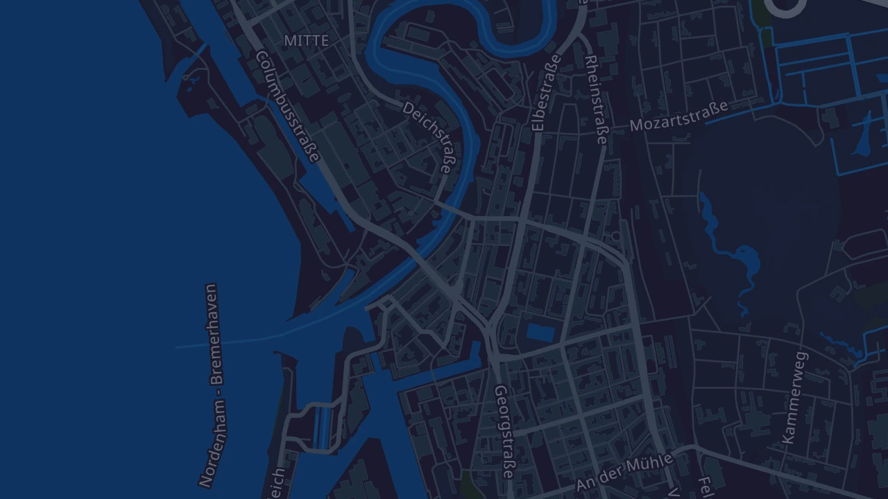 Karte von Bremerhaven