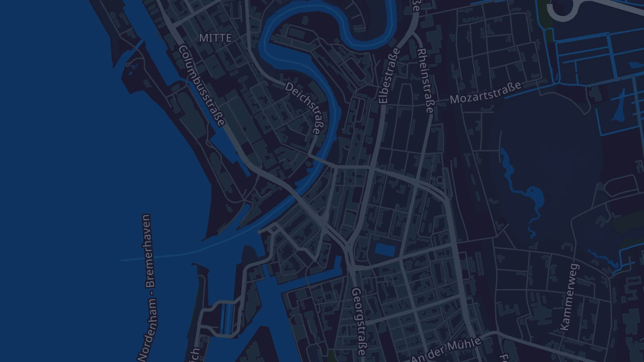 Karte von Bremerhaven