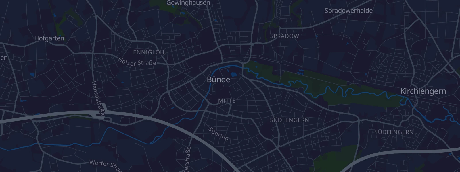 Karte von Bünde