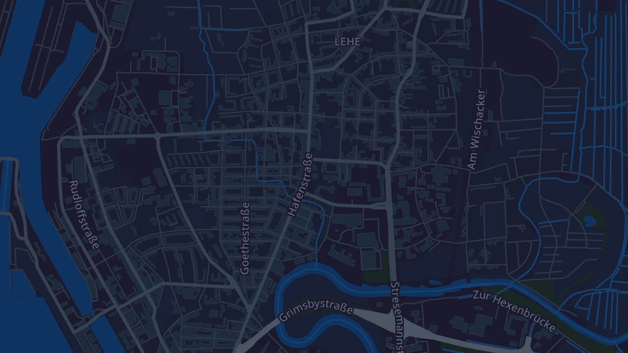 Karte von Bremerhaven