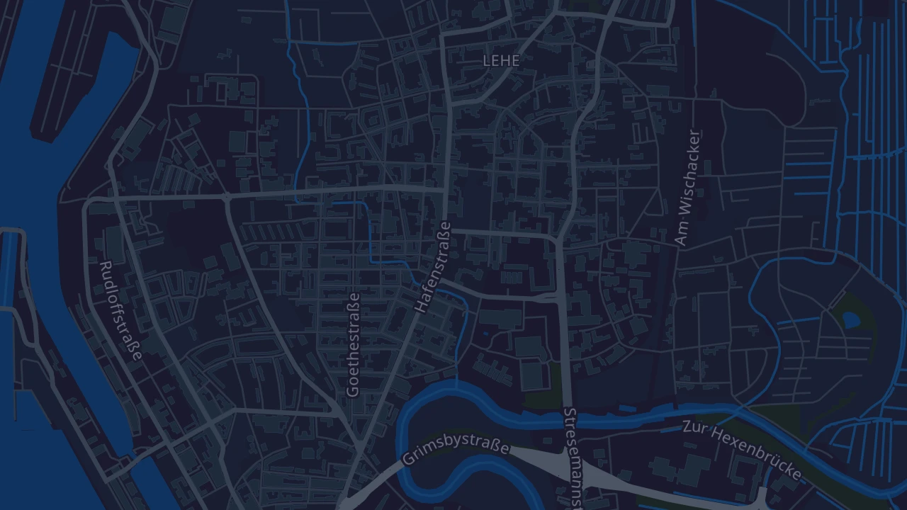 Karte von Bremerhaven