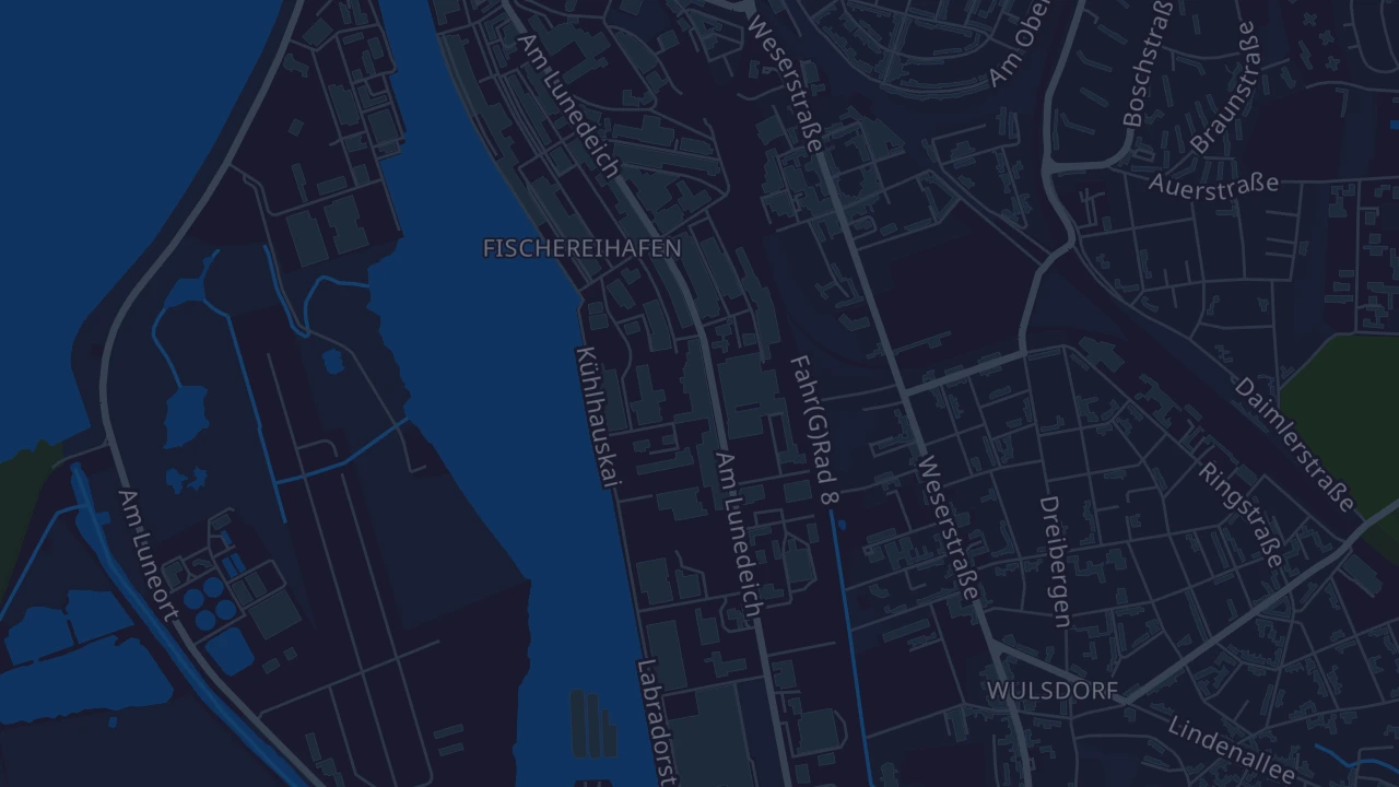 Karte von Bremerhaven
