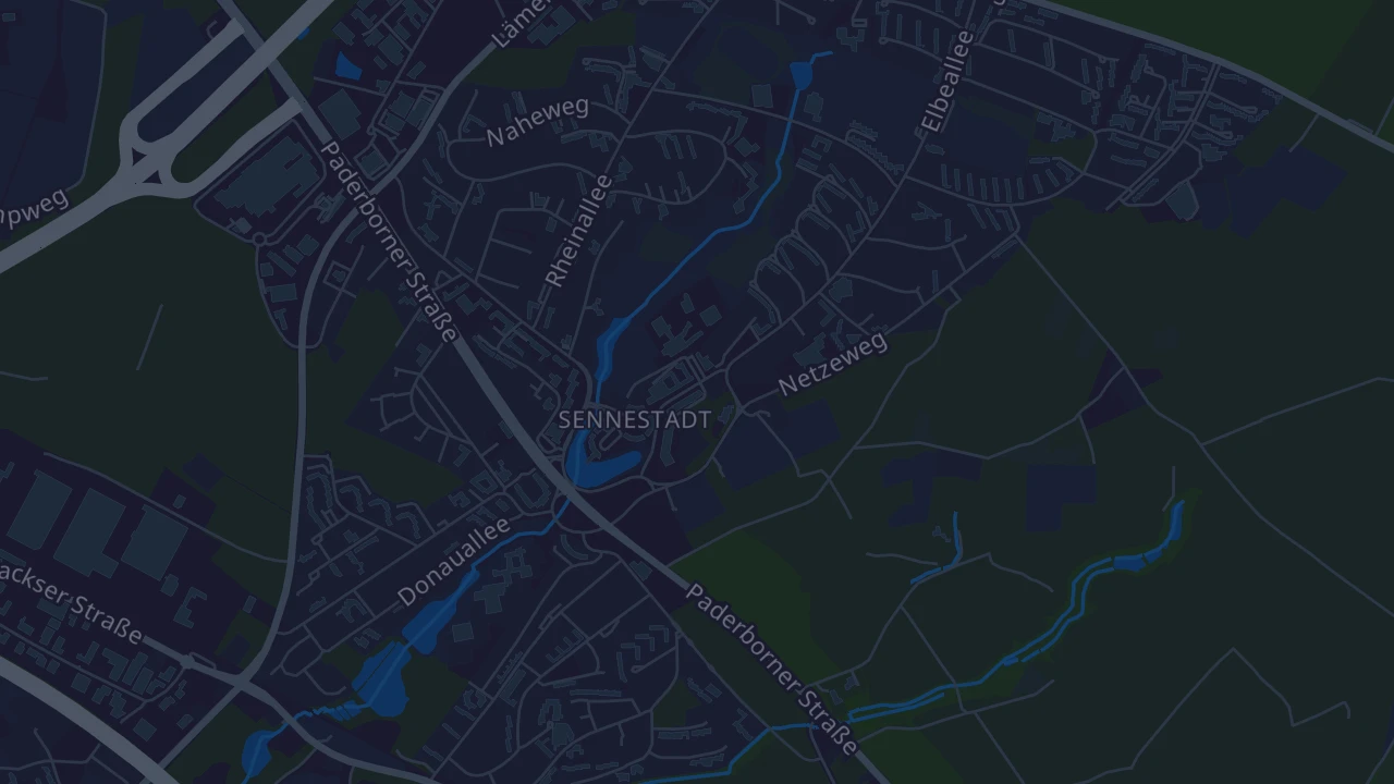 Karte von Bielefeld