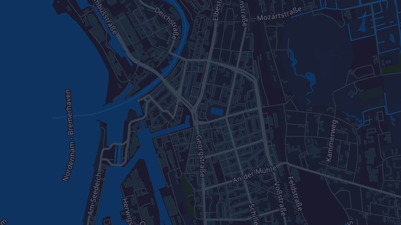 Karte von Bremerhaven