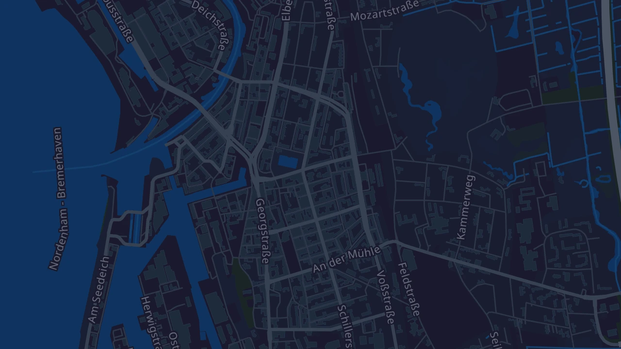 Karte von Bremerhaven