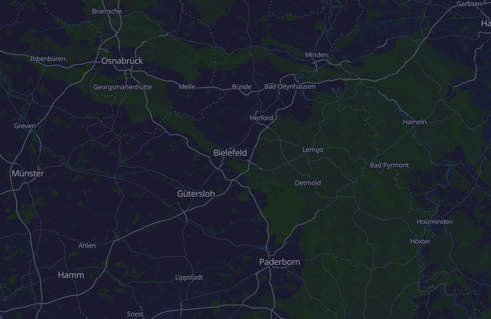 Karte: Umkreis von 32 km