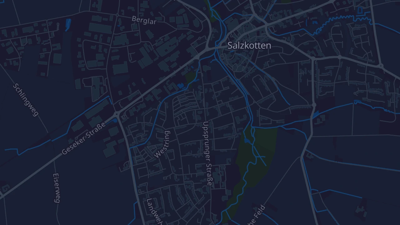 Karte von Salzkotten