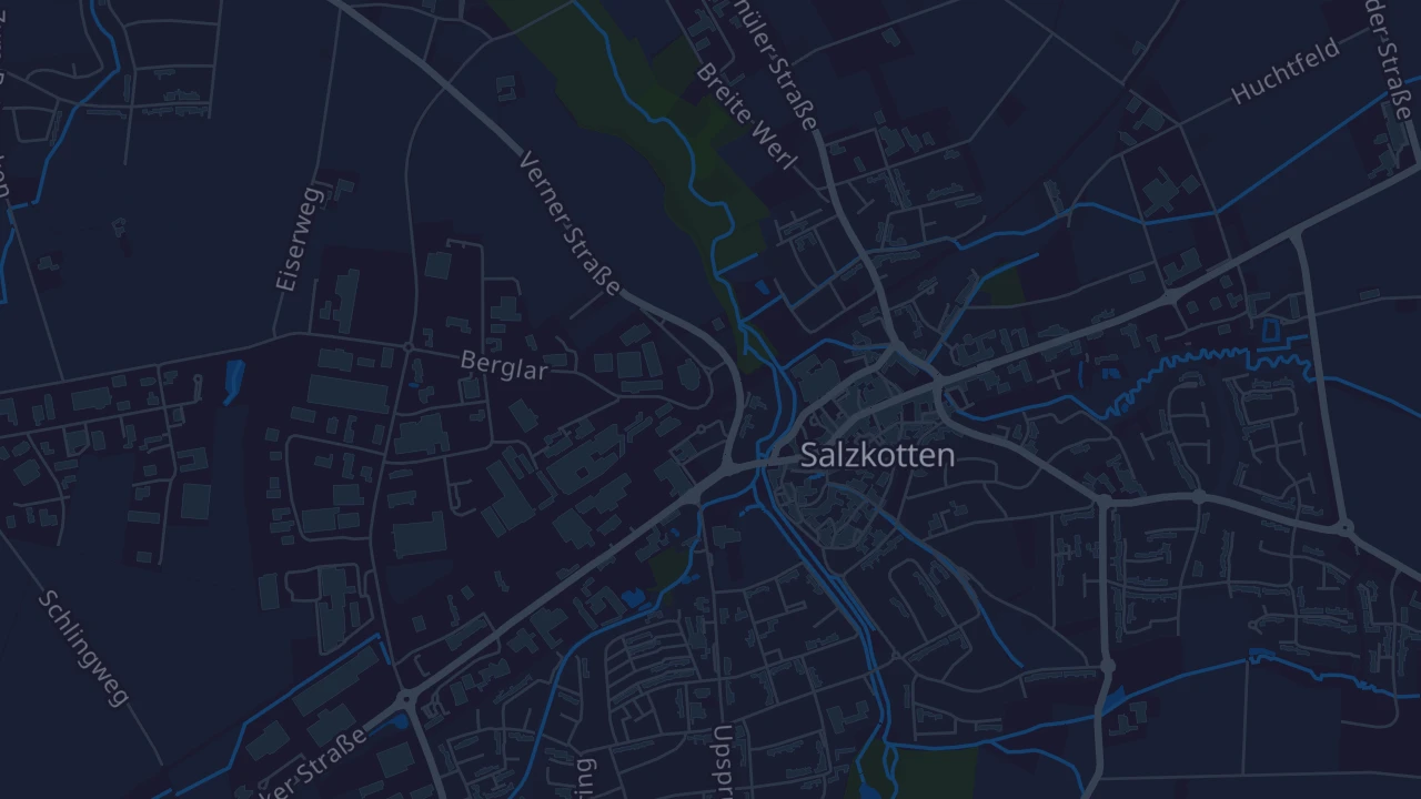 Karte von Salzkotten