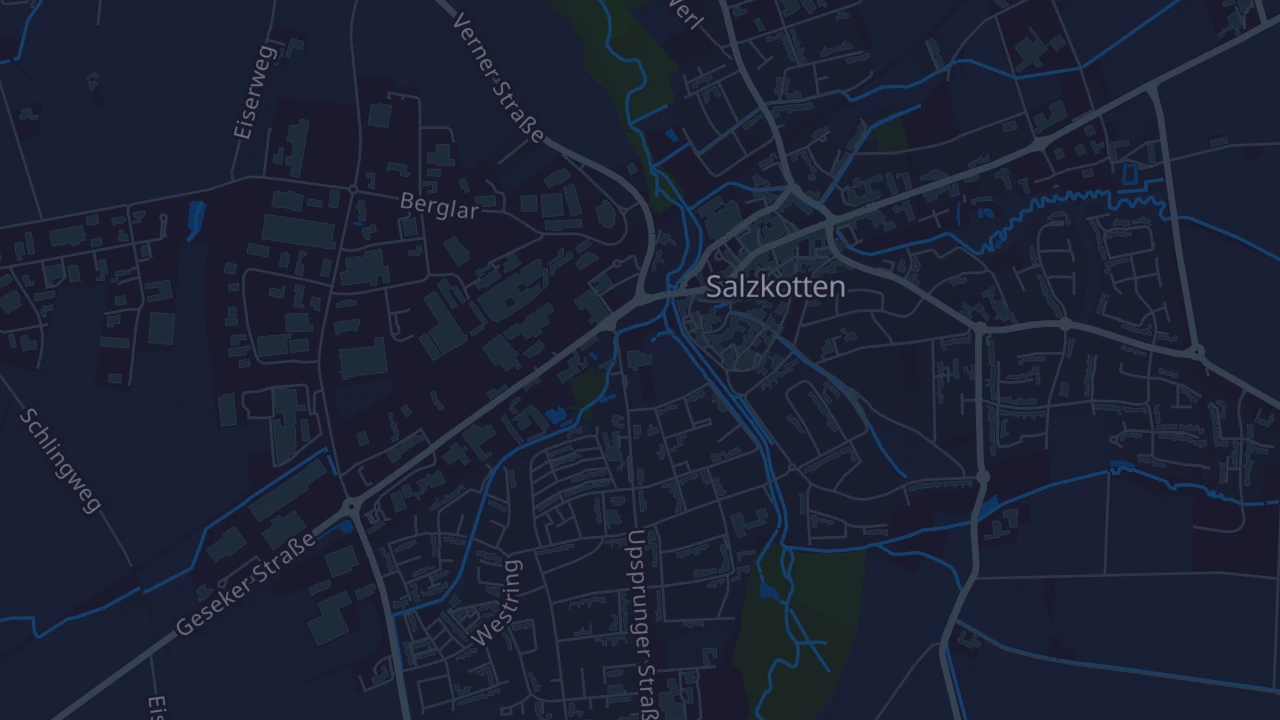 Karte von Salzkotten
