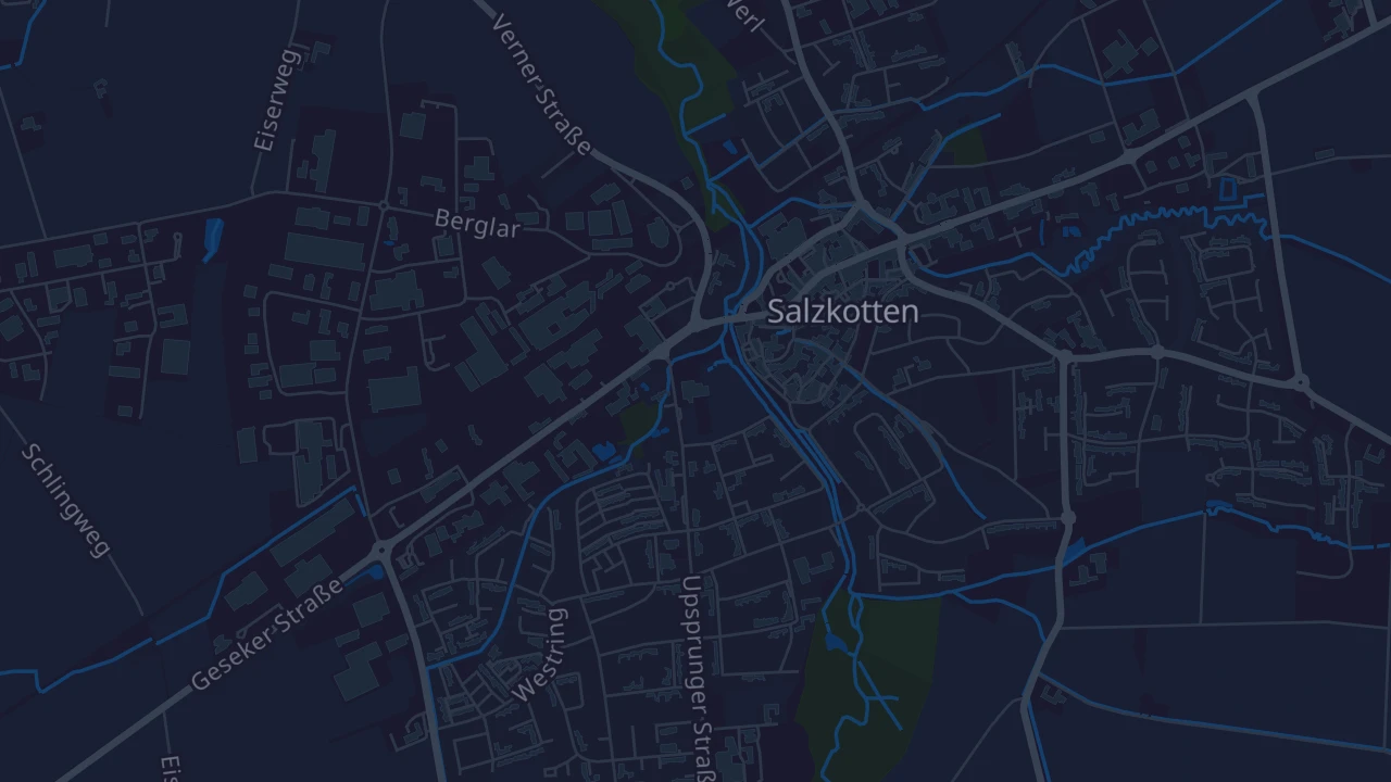 Karte von Salzkotten