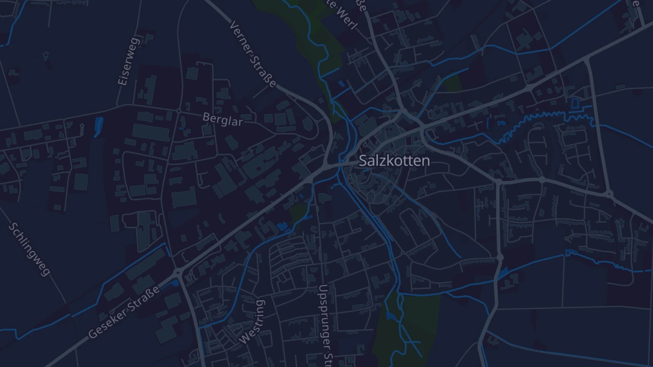 Karte von Salzkotten
