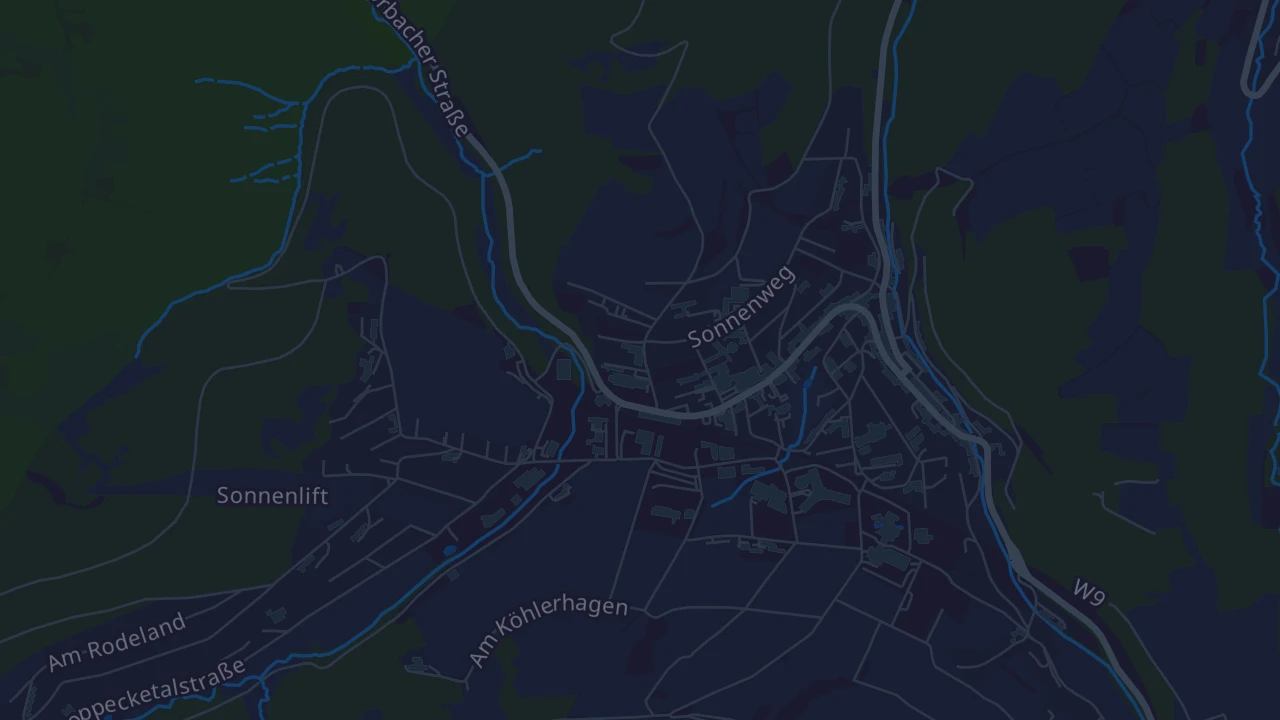 Karte von Willingen (Upland)