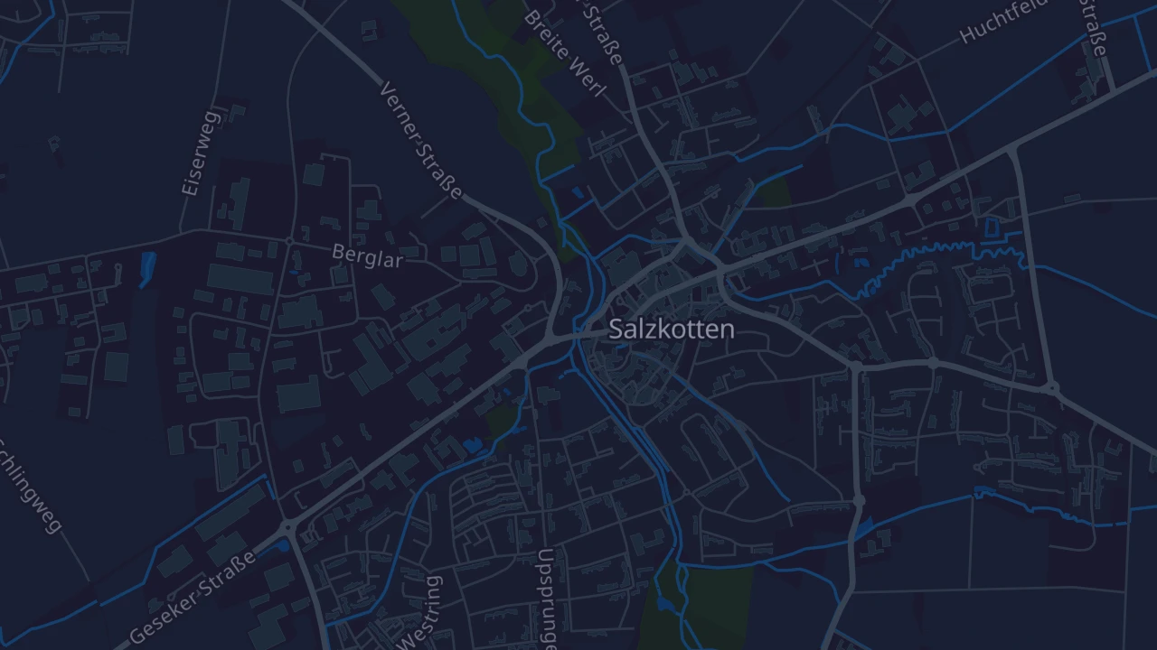 Karte von Salzkotten