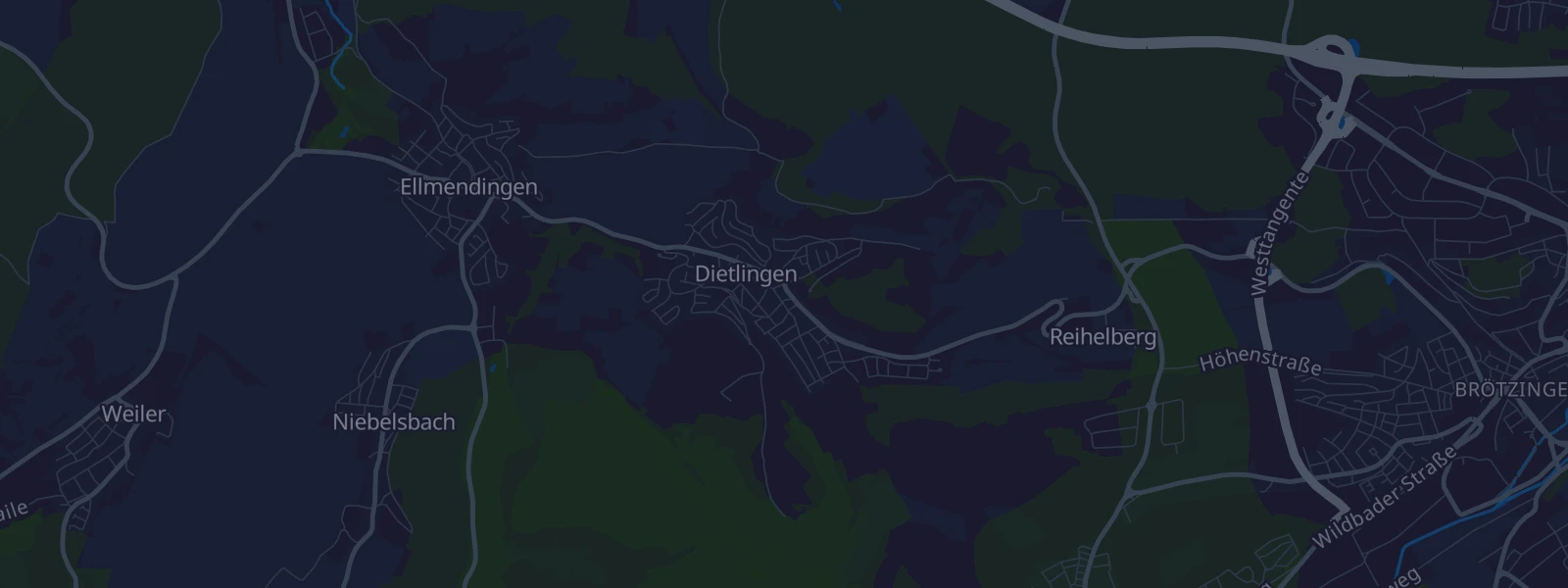 Karte von Dietlingen