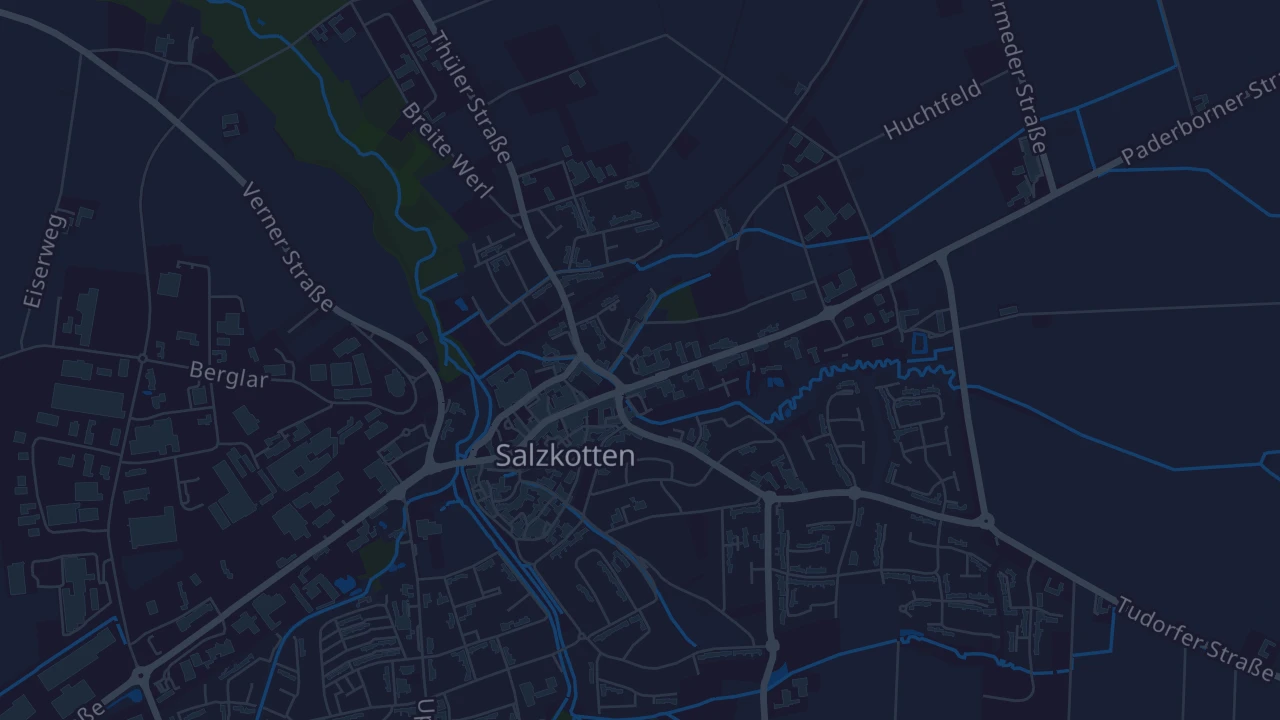 Karte von Salzkotten