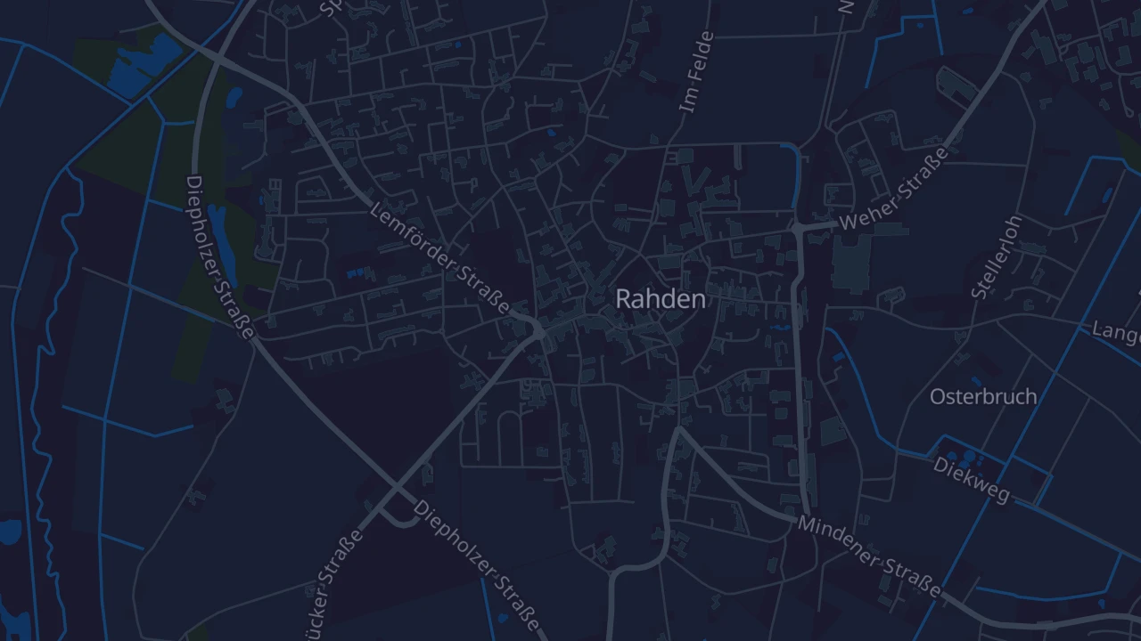Karte von Rahden