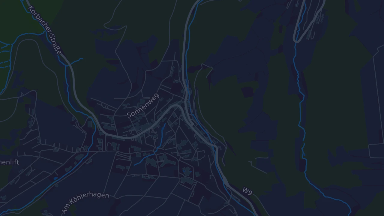 Karte von Willingen (Upland)