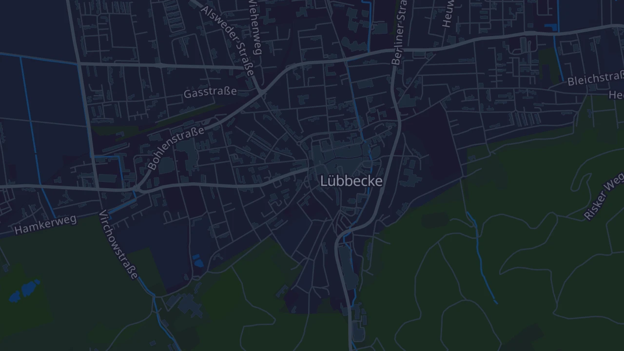 Karte von Lübbecke