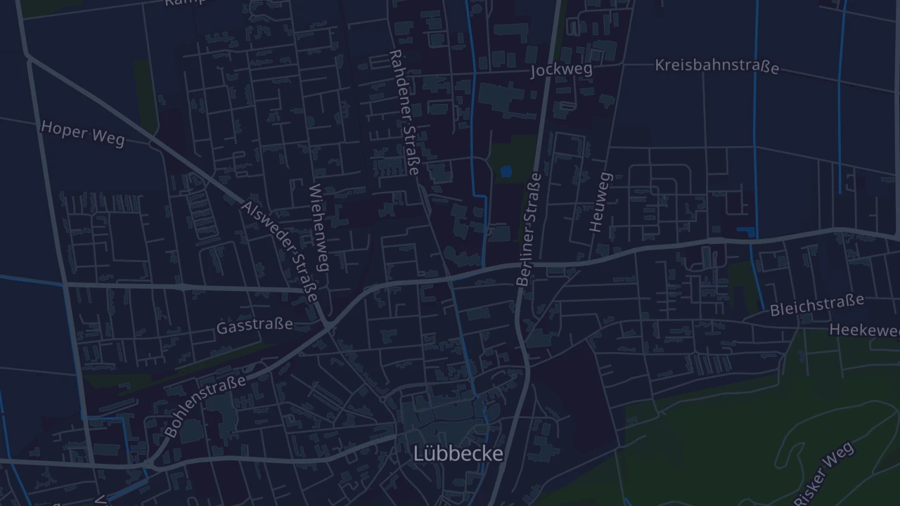 Karte von Lübbecke