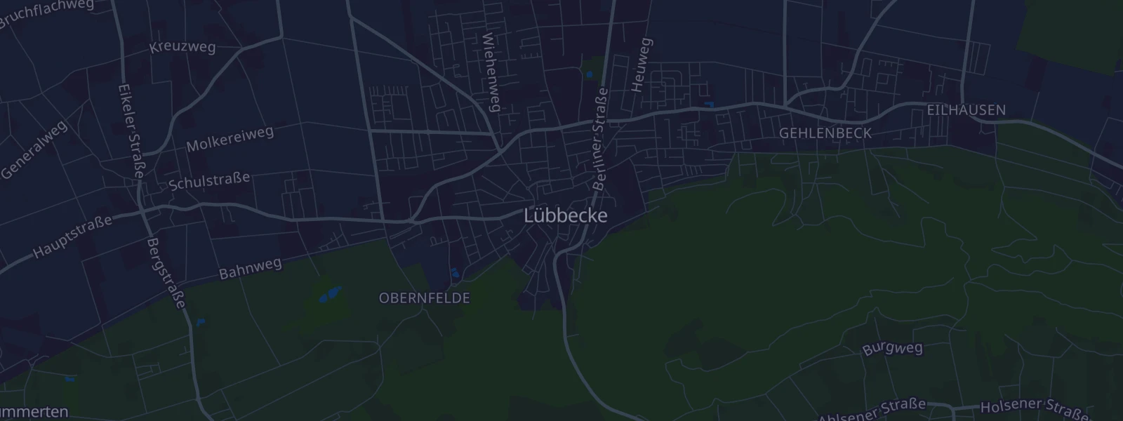 Karte von Lübbecke